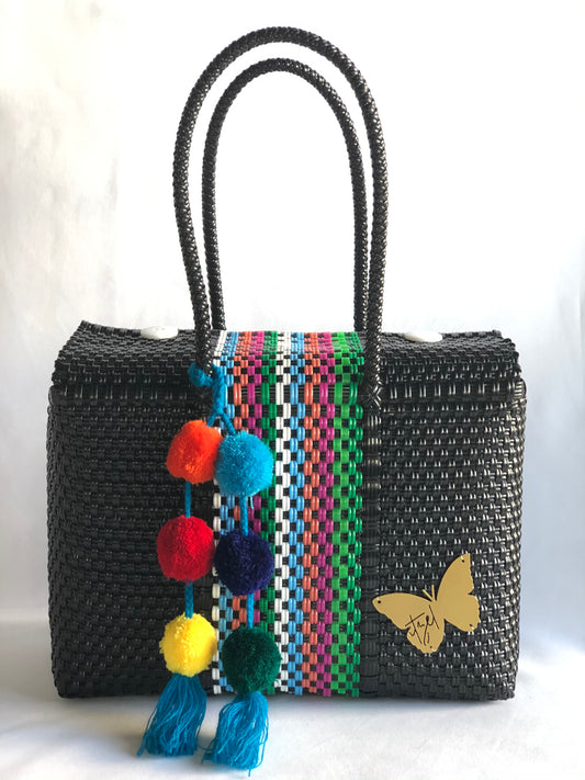 Black Multicolor Bag